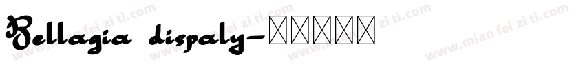 Bellagia dispaly字体转换